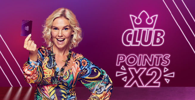 Points fois 2 avec la carte Circus