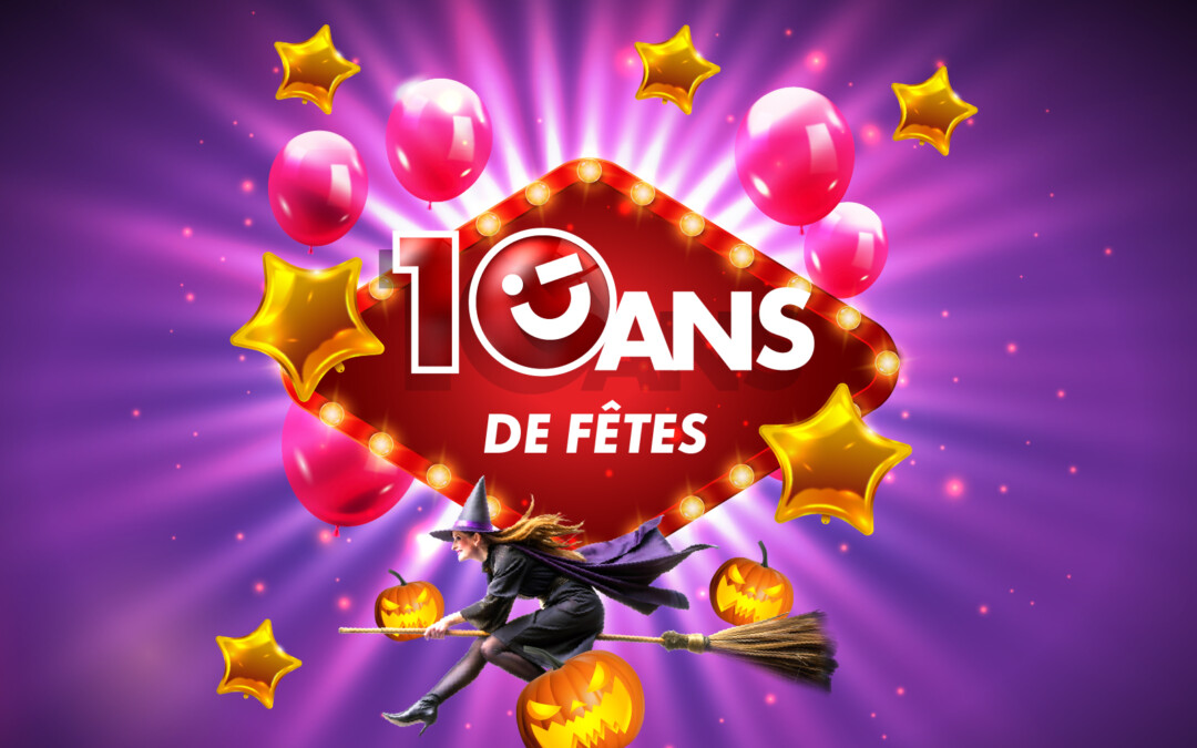 En octobre, 10 ans de fêtes 🎃🎉